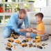 BeebeeRun 11 in 1 Engineering Construction Carrier Truck Set